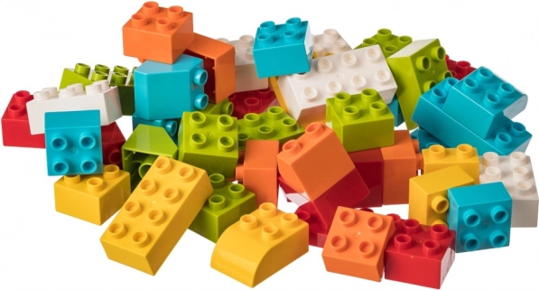 Set bouwstenen voor de allerkleinsten 50 st.