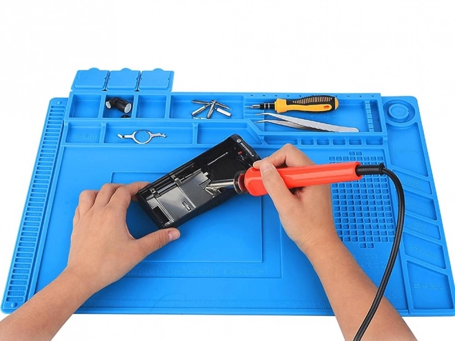 Siliconen service mat voor solderen 45x30 cm