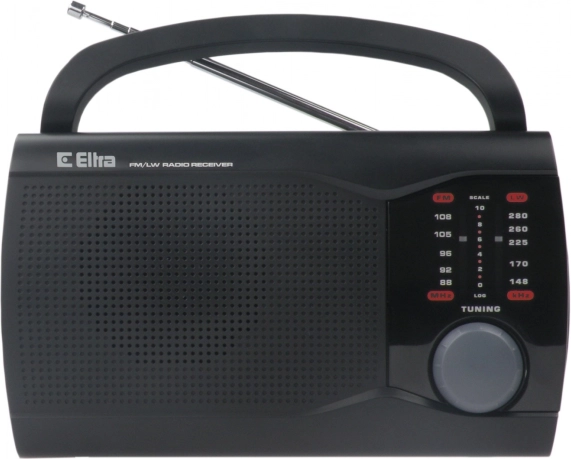 Draagbare radio EWA zwart
