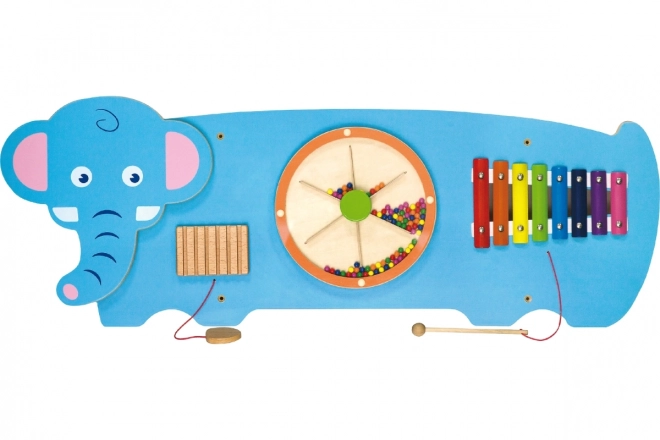 Houten wandspel - olifant