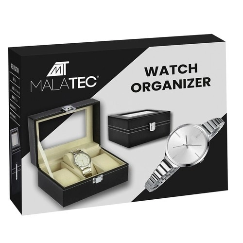 Organizer voor horloges met 3 compartimenten