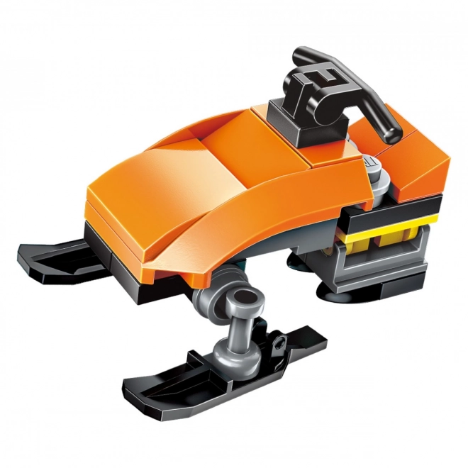 Qman Squros Extreme Veranderbare 2102-8 Sneeuwscooter Redfox 3v1