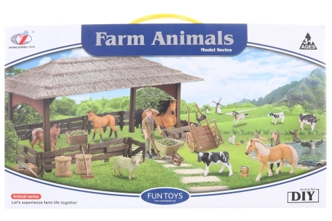 Set van boerderijdieren