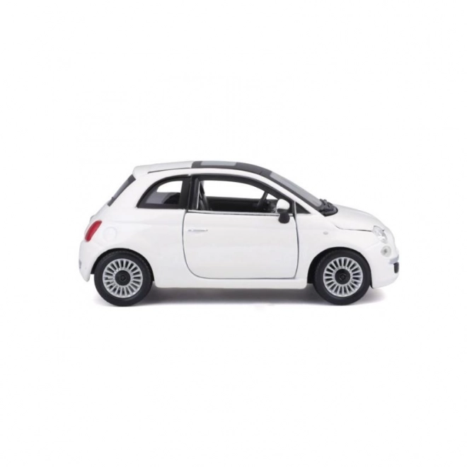 Bburago Fiat 500 modelauto 1:24 wit