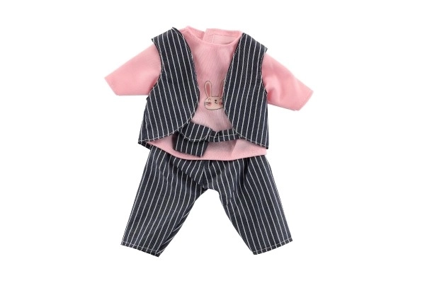 Kleding/Jurkjes voor poppen/baby's maat ca. 40 cm mix soorten 1st in zak 25x32cm