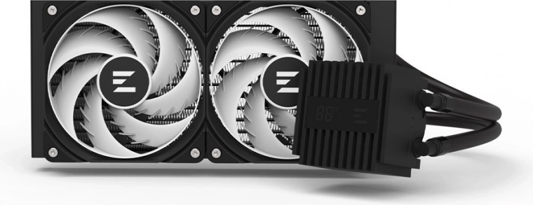 Krachtige 240 mm radiator en dubbele ventilatoren