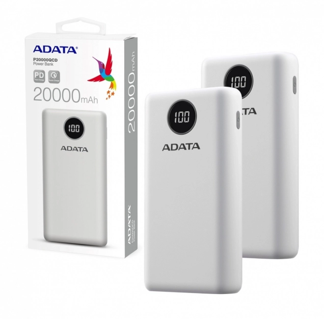 Powerbank P20000QCD 20000mAh wit QC/PD