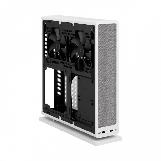 Witte pc-behuizing Ridge mITX PCIE 4.0