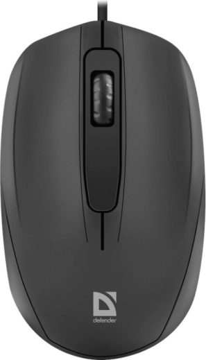 bedrade optische muis DEFENDER Alpha MB-507, 1000 DPI, zwart