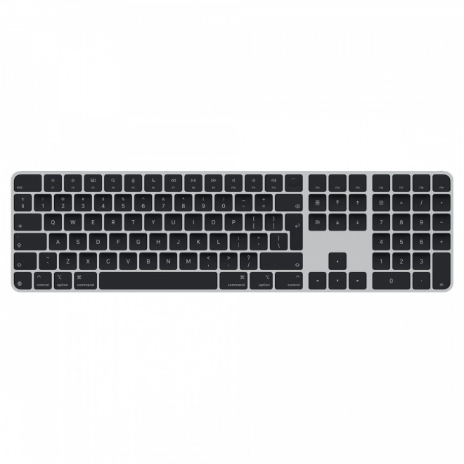 Magic Keyboard met Touch ID en numeriek keypad voor Mac met Apple-chip, zwarte toetsen