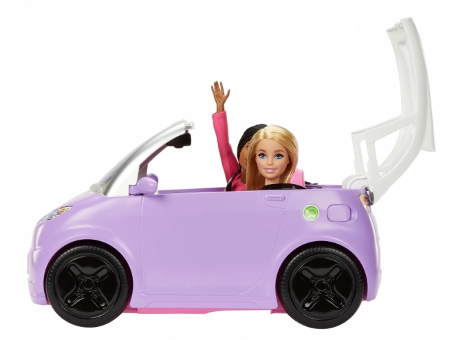 Auto Cabrio voor Barbie met elektronische laadstation