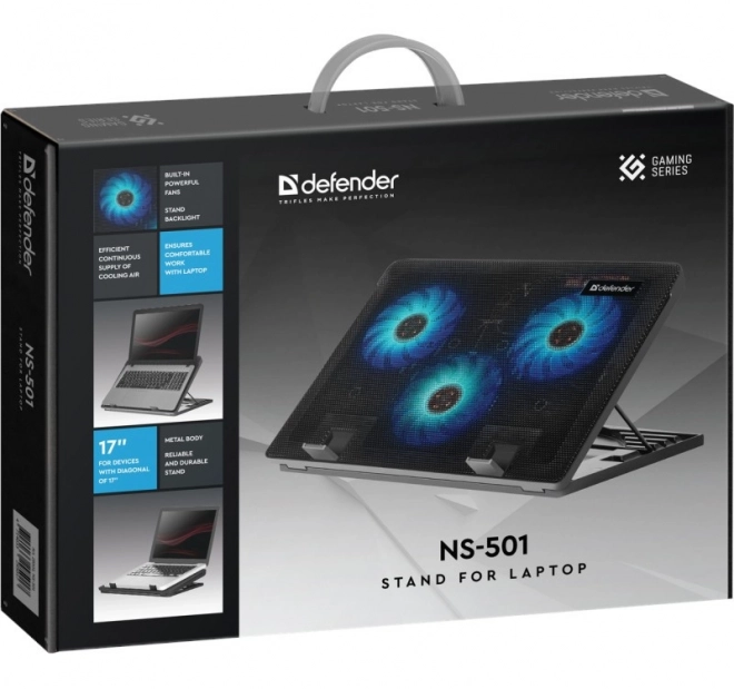 Koelpad voor laptop Defender NS-501 15.6"-17"