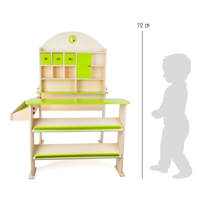 Houten kindermarktkraam groen - Small Foot