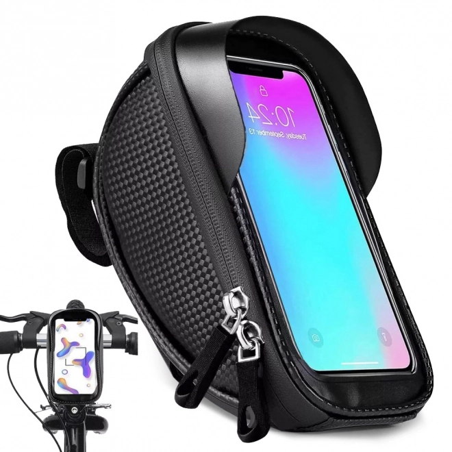 Waterdichte telefoonhouder voor fietstas