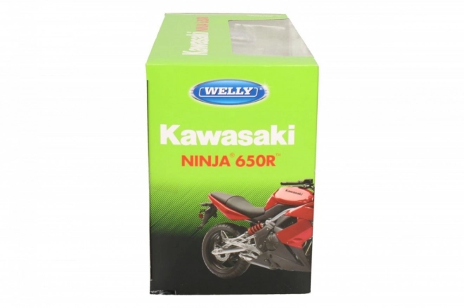 Model motorfiets Kawasaki Ninja 650R 1:10 groen