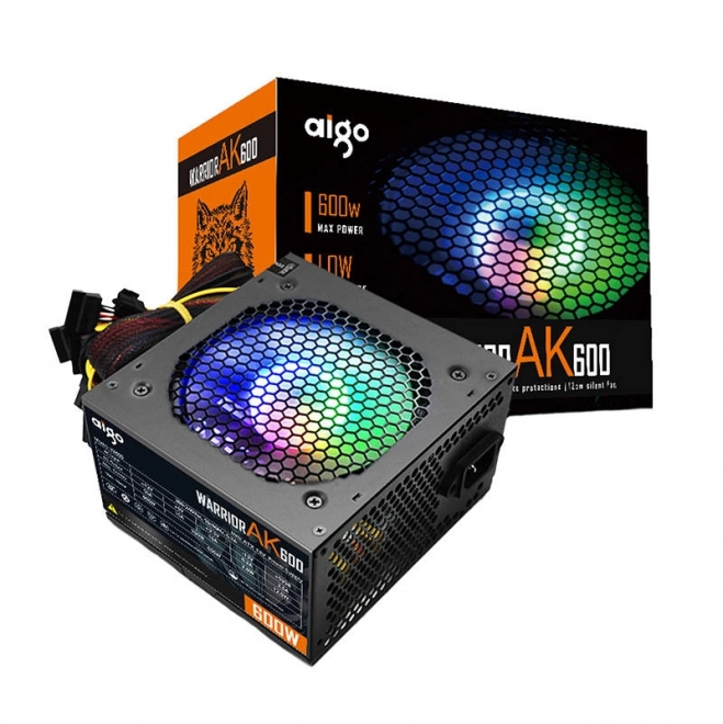 Computer voedingsbron Aigo AK600 RGB