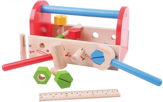 Bigjigs Toys mijn gereedschap in kist