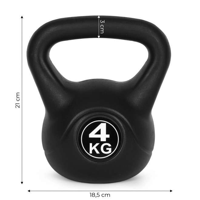Kettlebell 4 kg ModernHome voor krachttraining