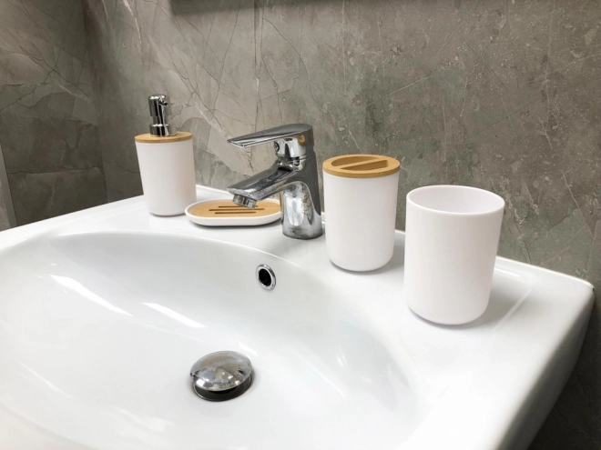 Witte badkamer set 6-delig