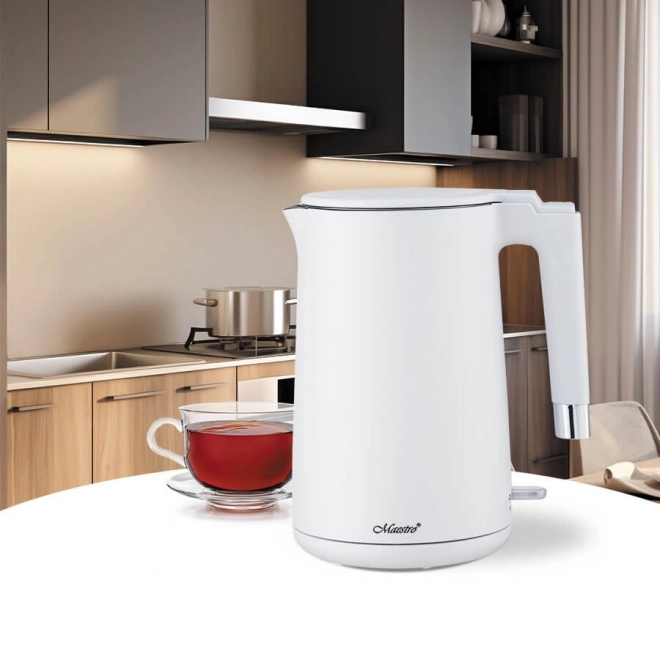 Elektrische waterkoker Maestro wit 1,7 l 1800 W