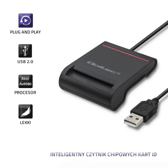 Chipkaartlezer Qoltec