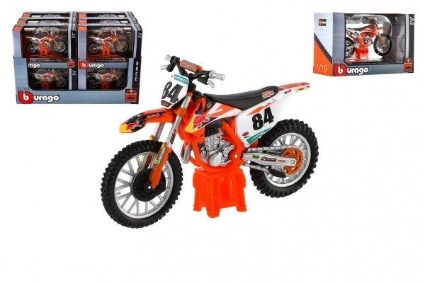 Motorfiets replica KTM 450 SX-F Factory Edition 2018 van Bburago