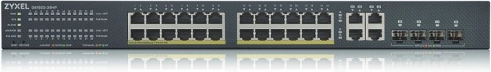 Zyxel GS1920-24HP v2 gigabit PoE-switch 24× Gb + 4× SFP, 375 W, NebulaFlex