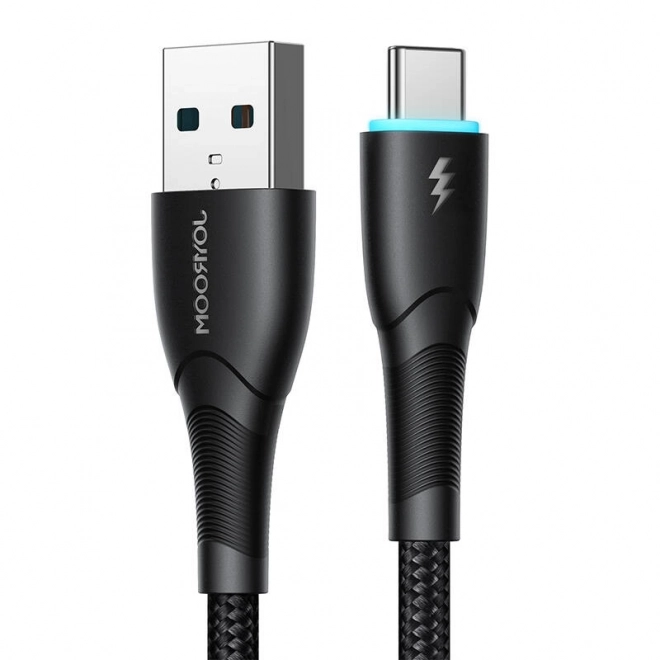 Kabel Joyroom SA32-AC3 Starry USB naar USB-C, 3A, 1m, zwart