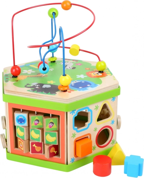 Vrolijk kleurrijk safaridesign