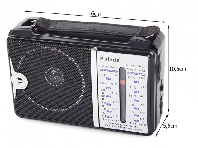Retro keukenradio FM AM SW