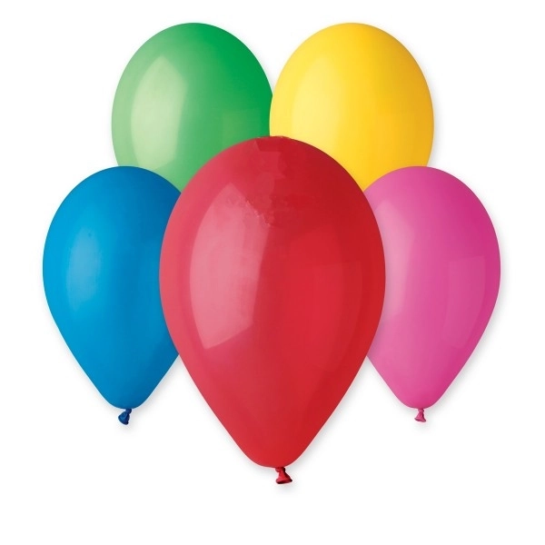 Opblaasbare ballonnen kleurrijke mix - 10 stuks