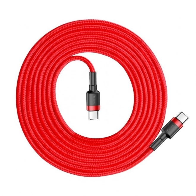 Kabel Baseus Cafule USB-C PD2.0 60W 2m Rood