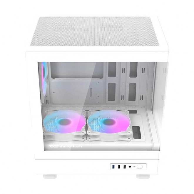 Computerkast Darkflash met aRGB ventilatoren wit