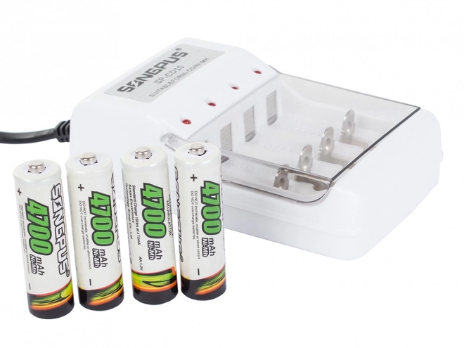 Universele batterijoplader voor AA en AAA