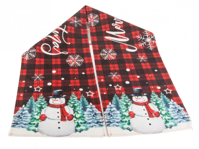 Kerst decoratieve tafelloper