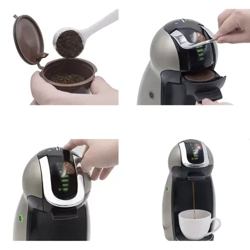 Hergebruikbare koffiecapsules - 6st. Ruhhy 23028