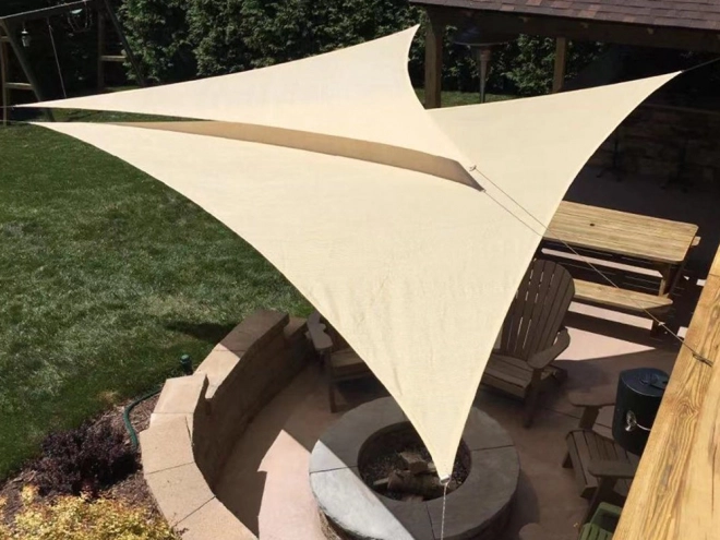 Waterdicht versterkt tuinzeil 3x3x3m