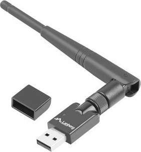 USB Wi‑Fi-adapter Lanberg met afneembare antenne