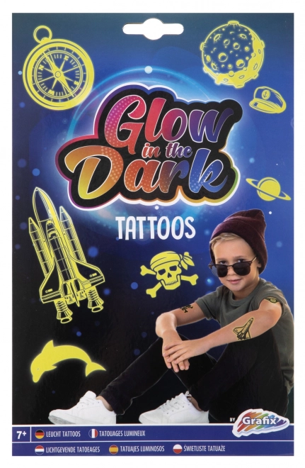 Tatoeage die in het donker oplicht