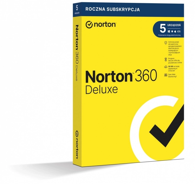 Norton 360 Deluxe - 50GB back-up voor 1 jaar voor 5 apparaten