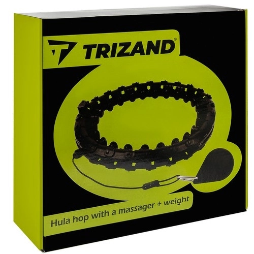 Hula hoop met massagehulpmiddel + gewichten Trizand 22044