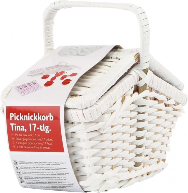 Kleine Voet Picknickmand Tina 17 onderdelen