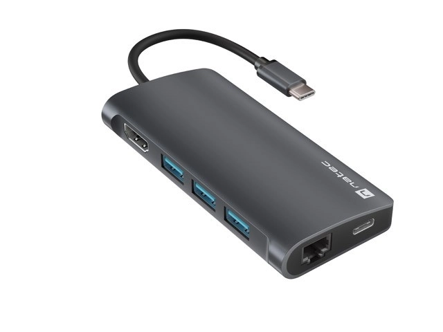 Multiportrale adapter USB-C Natec Fowler 2 V2