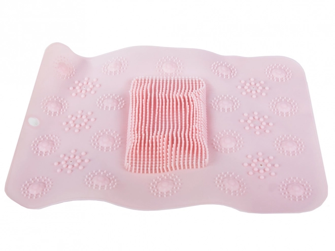 Antislip mat voor voetmassage in de douche