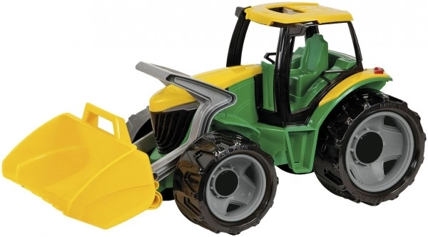 Kindertractor met laadschop Groen-Geel