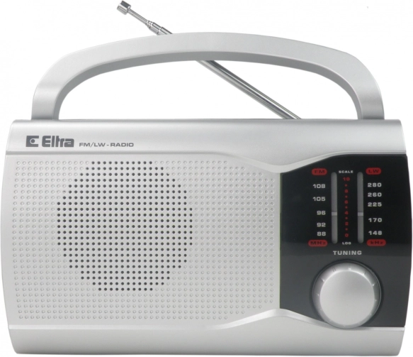 Draagbare radio EWA zilver