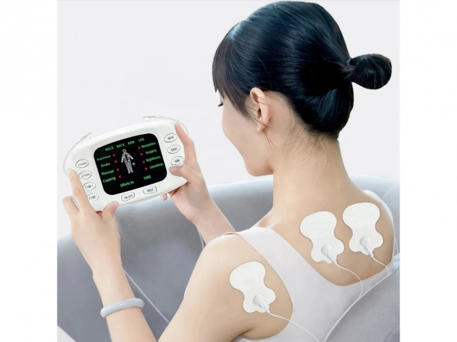 Elektrostimulator voor spieren en zenuwen MASSAGEKLEM