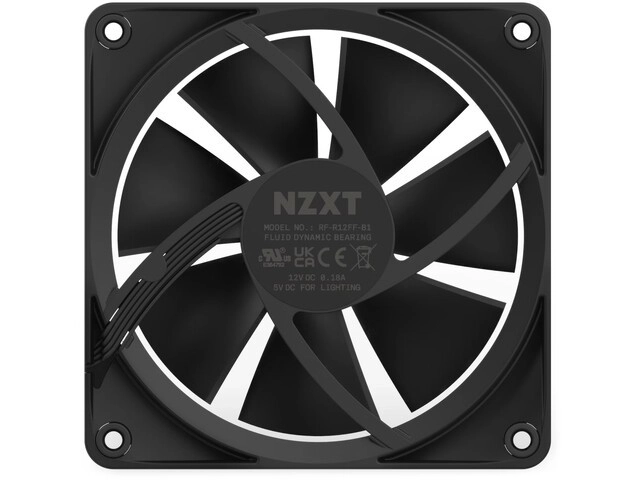 Ventilator NZXT F120 RGB 120mm zwart