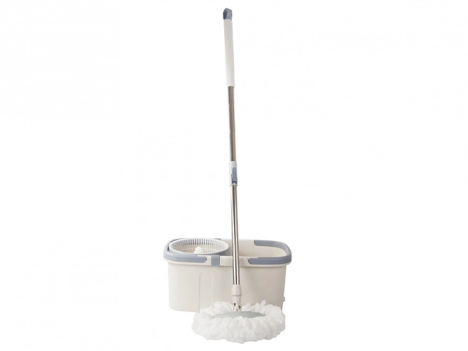 Roterende mop met emmer en microvezel pad