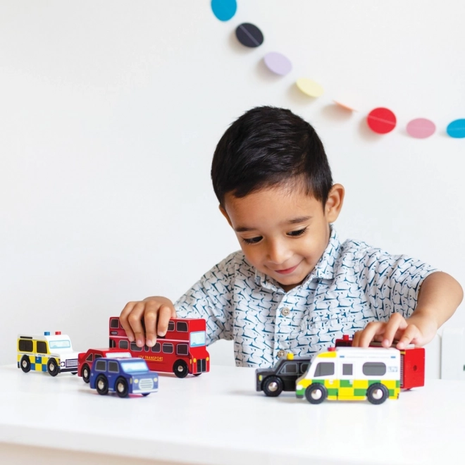 Le Toy Van Set van autootjes Londen